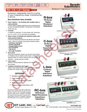 RS-200W datasheet  